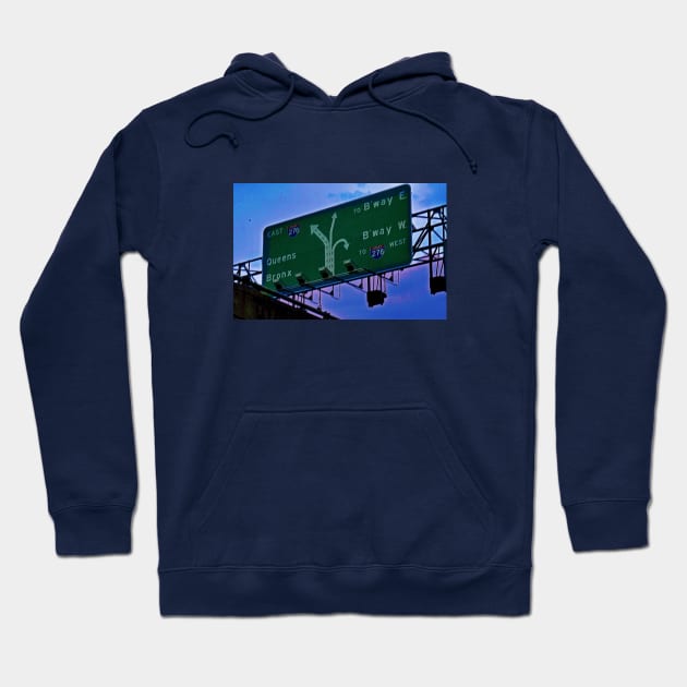 Williamsburg Signage Hoodie by SPINADELIC